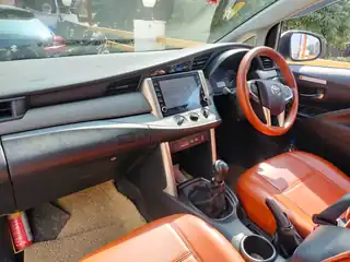 Innova Crysta Dashboard and Premium Brown Interior