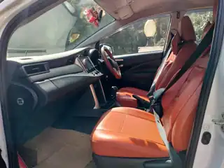 Premium Innova Crysta Brown Leather Front Interior