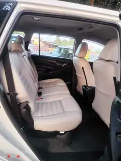 Spacious Innova Crysta White Interior for Family Tours
