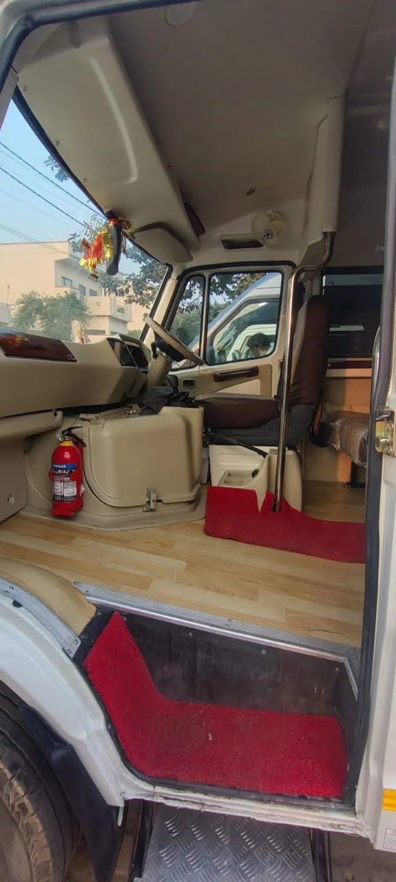 Tempo Traveller Door and Step Interior